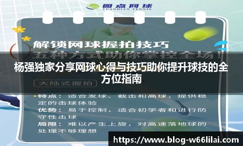 杨强独家分享网球心得与技巧助你提升球技的全方位指南